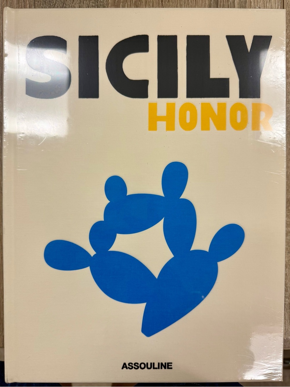 Assouline Sicily Honor — Blue & Yellow Graphic Hardcover